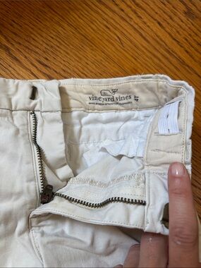 Vineyard Vines Off-White Classic Chino Pants